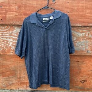 XL MENS Blue collar t-shirt